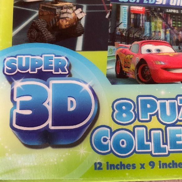 Disney 3D Puzzle 8 Puzzles Included in Box NEW - Picture 4 of 5